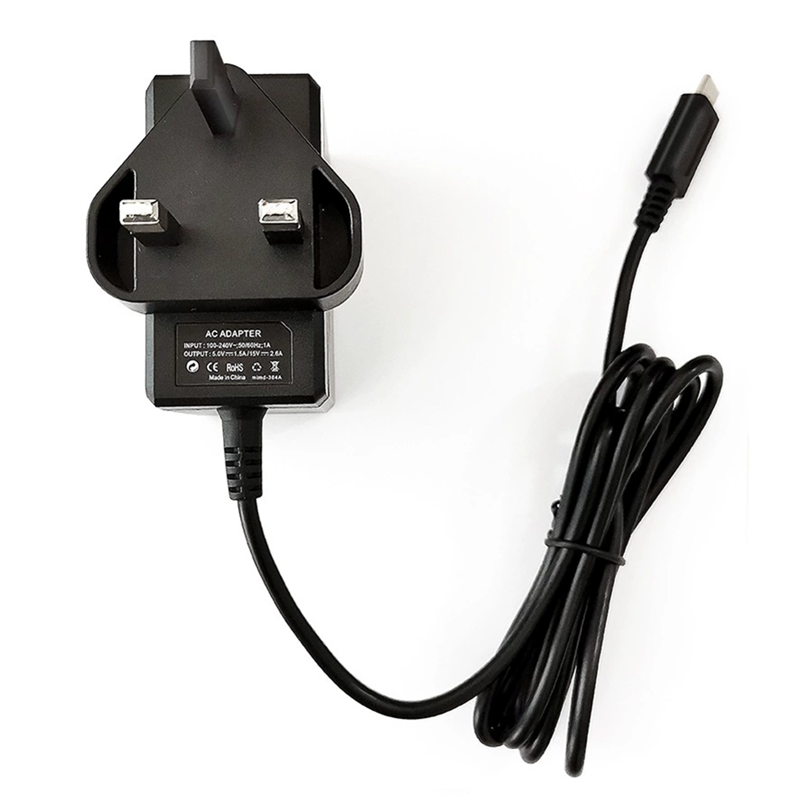 UK Plug Black
