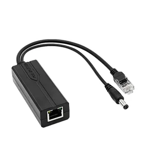 Standard IEEE802.3AF/AT RJ45 15W 2.4A 48V To 5V POE Splitter Transmission Distance 10/100Mbps