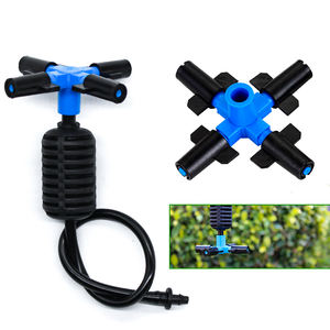 Micro arroseur à quatre buses <span class=keywords><strong>pour</strong></span> système <span class=keywords><strong>d</strong></span>'irrigation <span class=keywords><strong>de</strong></span> serre <span class=keywords><strong>de</strong></span> pelouse <span class=keywords><strong>de</strong></span> ferme <span class=keywords><strong>de</strong></span> jardin Arroseur à 360 degrés avec <span class=keywords><strong>tuyau</strong></span> - Product Image 4