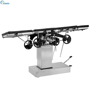 Table d'opération hydraulique manuelle PLYOT-3001 en acier inoxydable 304, table chirurgicale, lit de salle d'opération - Product Image 5