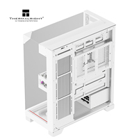 Thermalright TR-A30 ARGB White Casing PC ATX Tanpa Pilar Mendukung GPU 400mm dan 7 Kipas untuk Gaming Desktop