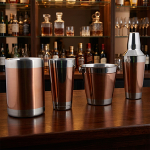Best Selling Professional Classic Eco-Friendly Copper Finish Stainless Steel Metal <b>Bar</b> <b>Tool</b> Set Home Commercial <b>Bar</b> Use Mayur - Product Image 4