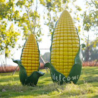 Personnalisé en gros Offre Spéciale grand en fibre de verre Sculpture d'une Seule pièce résine statues sculpture de fruits pour la décoration de jardin