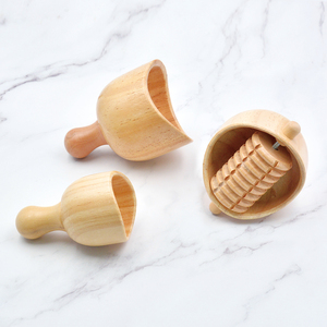 Rouleau de massage en bois, outils de thérapie par ventouses en bois, outil de massage de santé en bois - Product Image 1