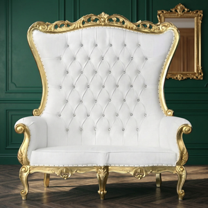 Luxury Durable Midcentury Tufted Fabric Ball Chair with 100% Solid Wood <b>Frame</b> for Living Room & Bedroom Furniture - Product Image 3