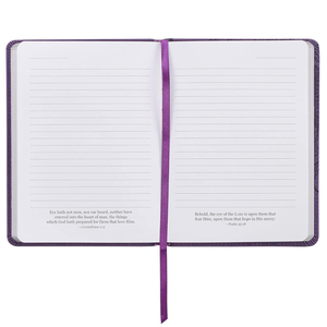 Cadeaux d'art chrétien personnalisés Journal en cuir végétalien violet Cahier d'écriture inspirant <span class=keywords><strong>Bible</strong></span> Verset <span class=keywords><strong>Proverbes</strong></span> Journal - Product Image 5