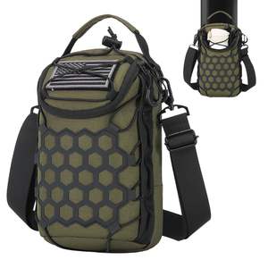 Bolsa de Gimnasio Magnética, Bolsa para Botella de Agua Magnética para Hombre y Mujer con Bolsillos para Teléfono, Bolsa Deportiva y de Viaje Negra para Botella - Product Image 1