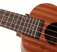 Wholesale 21Inch Sapele Wood Ukulele Mini 4-String Hawaii Wooden Guitar OEM/ODM Custom Logo for Holiday Gifts Music Teaching Aid