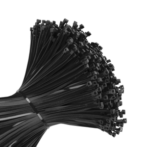 ربطات أسلاك احترافية ذاتية القفل Grey * من النايلون ربطة عنق متينة قابلة لإعادة الاستخدام - Product Image 1