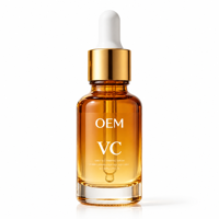Sérum Visage Liquide Éclaircissant à la Vitamine C OEM ODM, Léger, pour le Contour des Yeux, Unifiant le Teint, Raffermissant, Marque Privée