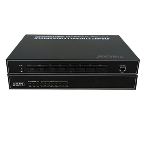 Commutateur réseau intelligent TiNCAM 8*100M SC+1*1000M Convertisseur de média RJ45 Convertisseur de média 20km Fibre optique - Product Image 6