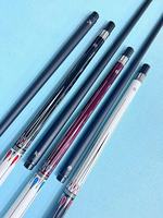 Tongkat Biliar Pool 1/2-pc Premium Serat Karbon Buatan Tangan dengan Ujung Multi-lapis 11.5/12.5 mm, Laris Terjual