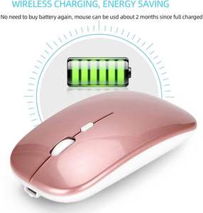 เมาส์ไร้สายตามหลักสรีรศาสตร์บลูทูธ 5.2 และ 2.4G โหมดคู่เมาส์ออปติคอลแบบชาร์จได้เงียบสำหรับแล็ปท็อปพีซีแท็บเล็ต - Product Image 3