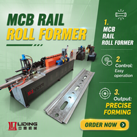 Machine de formage de profilés pour disjoncteurs sur rail DIN de précision avec PLC pour la production de rails DIN et le montage de disjoncteurs