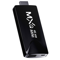 MXQ-MINI Smart TV Stick monocanal Wifi Android 10 / 7.1 RK3228A Chipset 4K HD TV Stick Port d'alimentation Micro-usb