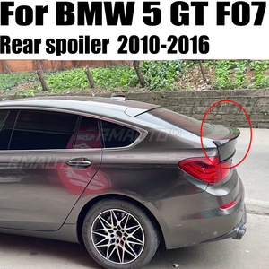 Pour BMW Série 5 GT F07 Spoiler 2010-2016 Spoiler Style AC Kit Carrosserie Sport Accessoires Aspect Fibre de Carbone et Noir Brillant - Product Image 1
