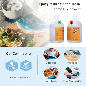 Nhựa Kit cho người mới bắt đầu với khuôn nhựa Silicone và nhựa <span class=keywords><strong>Epoxy</strong></span> Nguồn cung cấp bao gồm sắc tố long lanh <span class=keywords><strong>Epoxy</strong></span> DIY công cụ thiết lập - Product Image 6