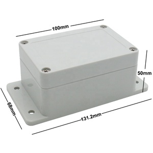 Small outdoor PVC plastic waterproof enclosure Junction plastic machine box 100*68*50mm