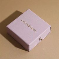 Boîtes à bijoux en carton YZ en gros avec tiroir de rangement pour colliers et bagues, doublure en éponge, emballage en papier pour cadeau