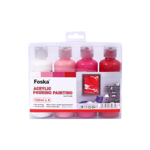 Office and School Supplies Easily Washable High Flow Acrylic Pour Art <strong>Paint</strong> with Premium Pigments Packed <strong>in</strong> Easy-squeeze <strong>Bottle</strong> - Product Image 6
