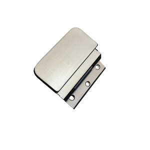 Personnalisable 180 Degrés Petit Carré Salle De Bains Porte Raccords Double Face En Acier et Plastique Verre Douche Pivot Charnière - Product Image 2