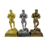 Trophée de musculation féminine personnalisé en résine Weivista, statue de culturiste féminine pour compétition