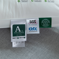 Oreiller d'hôtel pour la protection cervicale, aide au sommeil, antibactérien, anti-acariens, 200TC, noyau solide, pour la maison et les étudiants