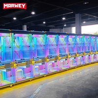 Marwey OEM ODM Machine à griffes transparente économique et populaire, à monnayeur, pour attrape-poupées, pour salle d'arcade commerciale