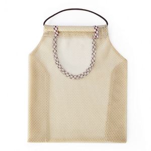 Custom Reusable <b>Foldable</b> Net Mesh <b>Bag</b> Tote Organic Cotton Wall Hanging Storage for Onion Potato and Fruit Versatile Use - Product Image 1