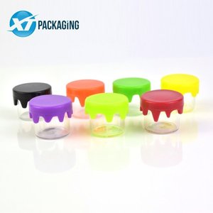 Hũ đựng chất cô đặc thủy tinh trong suốt <span class=keywords><strong>mini</strong></span> 6ml có nắp silicon/nhựa/nhôm để đựng bánh quy, kẹo, đồ ăn nhẹ - Product Image 1