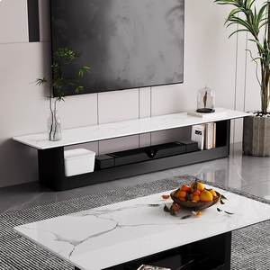 <span class=keywords><strong>2025</strong></span> nueva mesa de té de tablero de roca Rectangular de lujo diseño minimalista moderno para sala de estar Oficina y apartamentos pequeños - Product Image 1