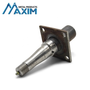 Axe de <span class=keywords><strong>remorque</strong></span> avec <span class=keywords><strong>bride</strong></span> de frein à 4 trous - Diamètre intérieur de 1-3/8 pouces à 1-1/16 pouces Roulements - Product Image 5
