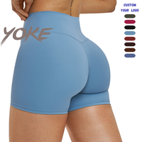 Meilleures ventes Leggings de yoga et shorts de sport pour femme, taille haute, à compression, extensibles, effet push-up fessier, pour la gym