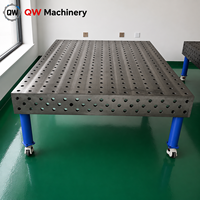 Table de soudage en fonte 3D nitrurée anti-corrosion, établi de soudage flexible en acier pour assemblage et soudage
