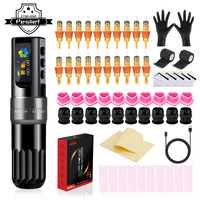 Kit de machine à tatouer sans fil F3 Professional alimenté par batterie, stylo à tatouer permanent pour le set PMU Pros
