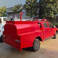 Camion de Pompiers et de Sauvetage ISUZU Pickup pour le Secours Forestier, Efficace et à Traction Intégrale (4 Roues Motrices)