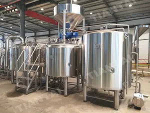 Itop — bouilloire brassage de bière chauffante, 2 récipient, en acier inoxydable, 1000L 10hl - Product Image 2