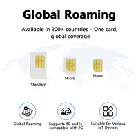 Tarjeta SIM Claro Chip de 30MB por Mes, 1 Año de Duración, para Rastreador GPS Automotriz, Productos 4G IoT con Cobertura Mundial