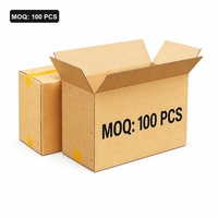 Boîte d'expédition pour les vendeurs de plateforme, avec approvisionnement flexible en petites quantités, impression de logo, matériau personnalisé et taille sur mesure