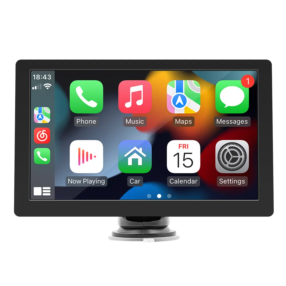 All'ingrosso auto portatile MP5 schermo HD da 9 pollici autoradio lettore dvd supporto mirror link apple carplay AA