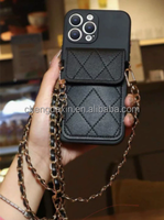 Nouvelle Mode Carte Portefeuille IPhone Cas Silicone avec PU Cuir Téléphone Couvre pour IPhone17 16 15 Série
