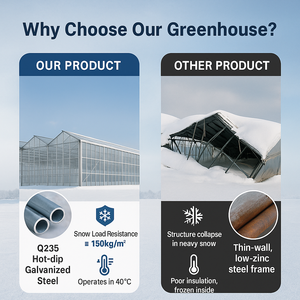 Nouvel arrivage Film plastique photovoltaïque de plain-pied Serres vertes agricoles pour tomates pour fermes commerciales - Product Image 3