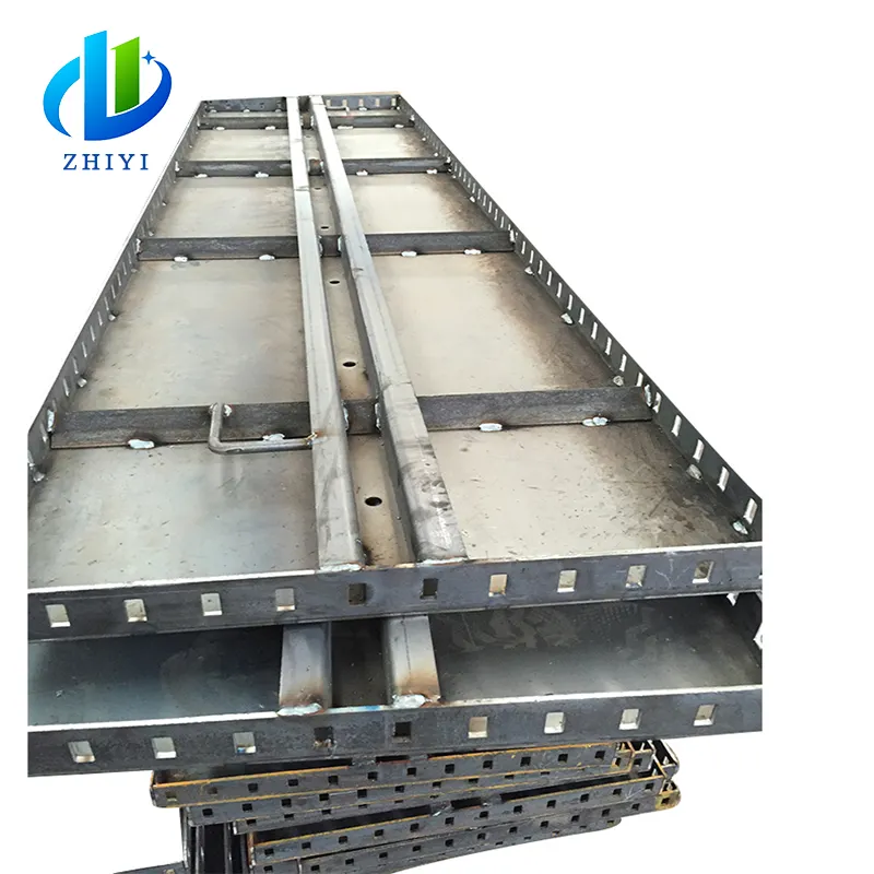Layar sentuh beton metal beam baja yang digunakan dapat disesuaikan pile melingkar metalik kolom formwork dan bahan metal perancah dijual untuk shuttering