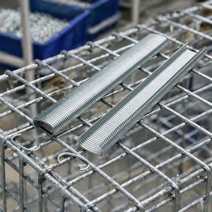 Prix réduit : Clous en fer galvanisé SC-<span class=keywords><strong>6</strong></span> HR23 15Gauge C24, agrafes en C et anneaux en C pour gabions, sièges de voiture et cages pour animaux - Product Image 1
