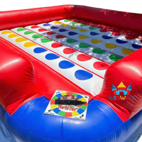 Tapis de jeu gonflable Twister en gros – Jeu d'équilibre interactif pour événements de team building et fêtes d'anniversaire pour enfants