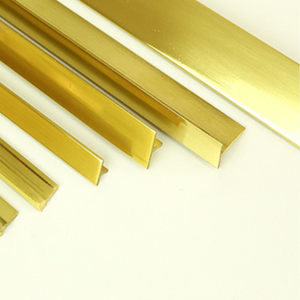 Les profils de garniture de carreaux de cuivre en forme de T modernes du fabricant vietnamien matériau de construction décoratif à haute brillance OEM ODM raisonnable - Product Image 1