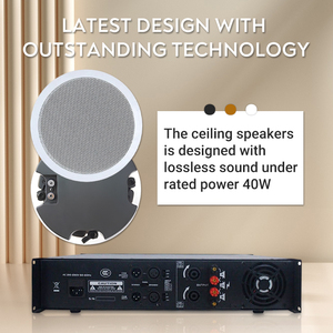 803 4 Inch 8*60W High Fidelity Powerful BT <b>Wireless</b> <b>Ceiling</b> <b>Speaker</b> Sets Sound System for Church <b>Speaker</b> <b>Ceiling</b> <b>Speaker</b> BT Wire - Product Image 6