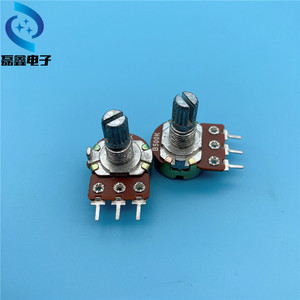H อุปกรณ์อิเล็กทรอนิกส์ WH148 โพเทนชิโอมิเตอร์แบบหมุน 15 มม. ปุ่มปรับเดี่ยว B10K 50K 500K - Product Image 4
