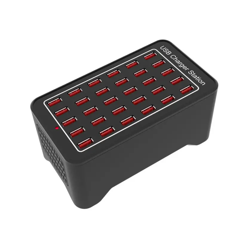 Cargador USB multipuerto para teléfono móvil, carga rápida Universal de 20 puertos, 100W, para iPhone, iPad, Samsung, Huawei y Xiaomi