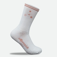 Chaussettes de sport personnalisées à haute élasticité et compression, anti-ampoules, chaussettes de cyclisme de marque, faible MOQ, chaussettes de basketball haute performance